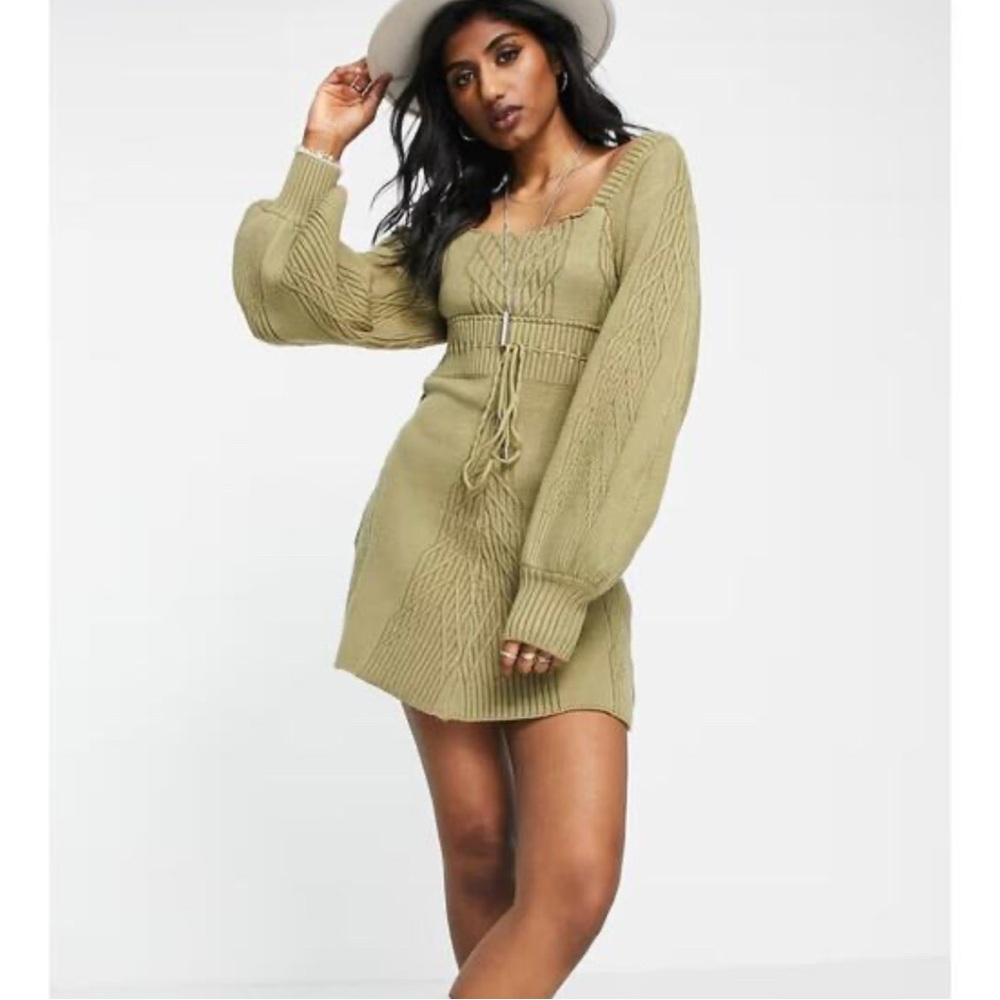 Free People - Emmaline Mini Sweater Dress